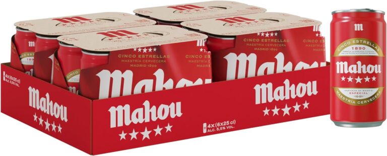 Cerveza Mahou Estrellas